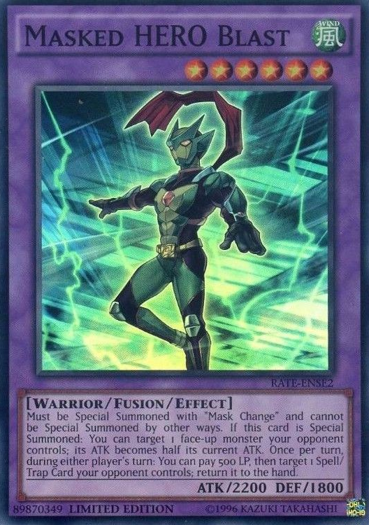 Masked HERO Blast [RATE-ENSE2] Super Rare 