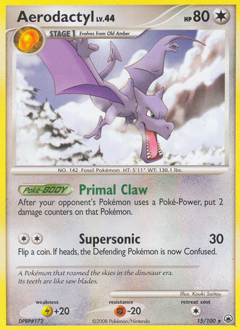 Aerodactyl (15/100) [Diamond &amp; Pearl: Majestic Dawn] 