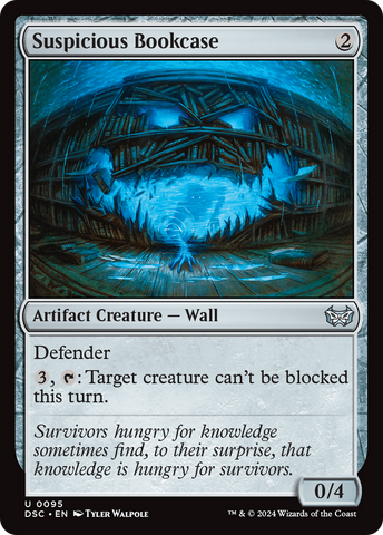 Suspicious Bookcase [Duskmourn: House of Horror Commander] 