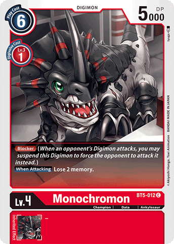 Monochromon [BT5-012] [Battle of Omni] 