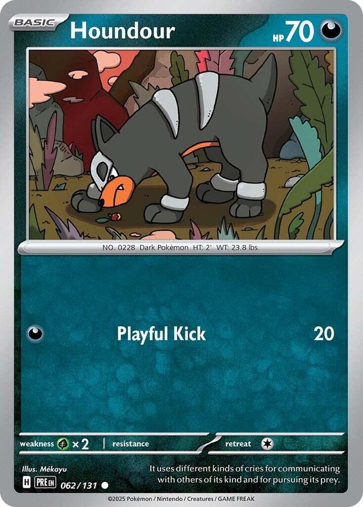 Houndour (062/131) [Scarlet &amp; Violet: Prismatic Evolutions] 