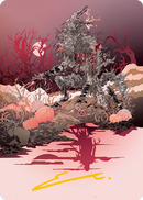 Arlinn, the Moon's Fury 2 Art Card (Gold-Stamped Signature) [Innistrad: Midnight Hunt Art Series] 