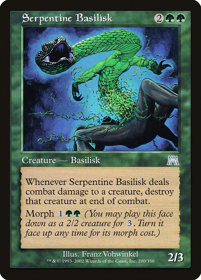 Serpentine Basilisk [Onslaught] 