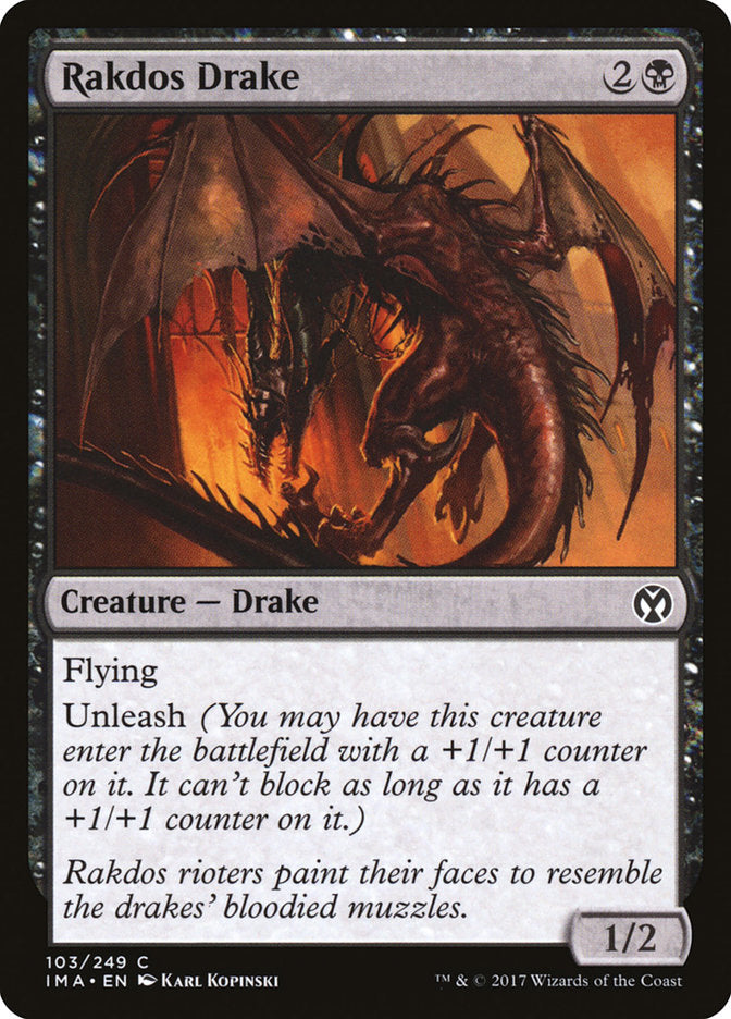 Rakdos Drake [Iconic Masters] 