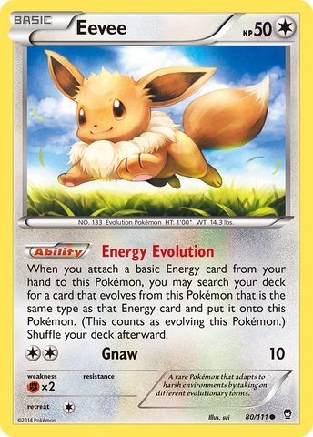 Eevee (80/111) [XY: Furious Fists] 