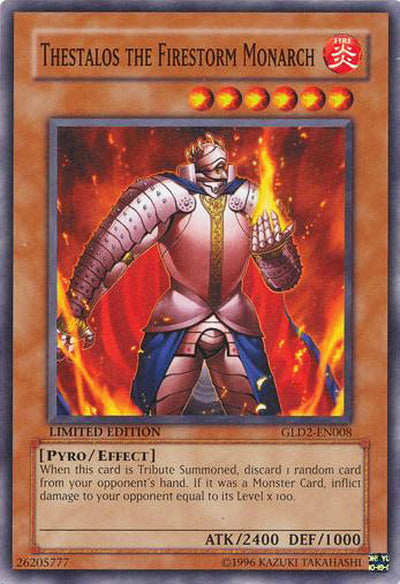 Thestalos the Firestorm Monarch [GLD2-EN008] Common 