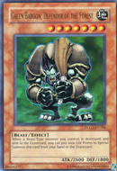 Green Baboon, Defender of the Forest [DLG1-EN104] Ultra Rare 