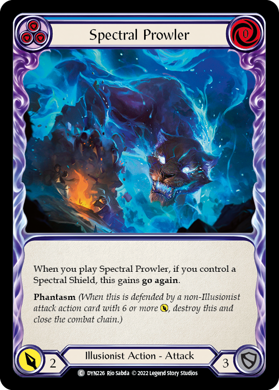 Spectral Prowler (Blue) [DYN226] (Dynasty)