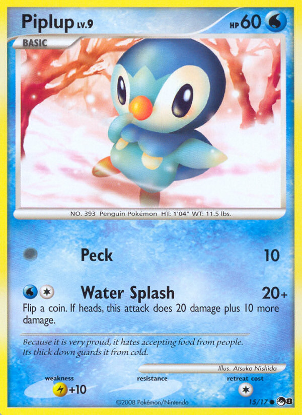 Piplup (15/17) [POP Series 8] 