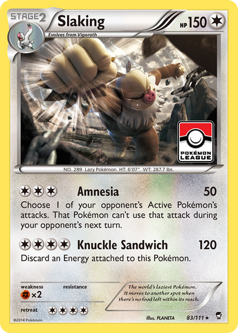 Slaking (83/111) [XY: Furious Fists] 