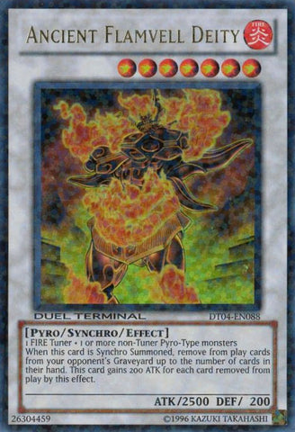 Ancient Flamvell Deity [DT04-EN088] Ultra Rare 