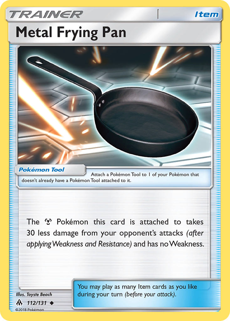 Metal Frying Pan (112/131) [Sun &amp; Moon: Forbidden Light] 