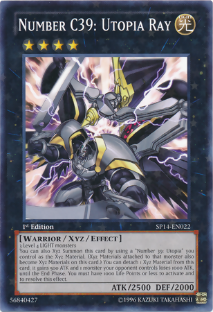 Number C39: Utopia Ray [SP14-EN022] Starfoil Rare 