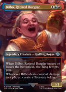 Bilbo, Retired Burglar (Borderless Alternate Art) [The Lord of the Rings: Tales of Middle-Earth] 