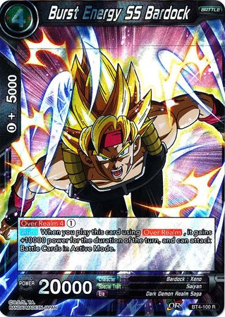 Burst Energy SS Bardock (BT4-100) [Colossal Warfare] 