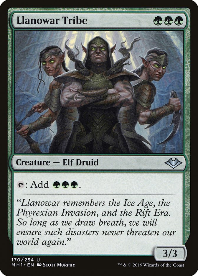 Llanowar Tribe [Modern Horizons] 