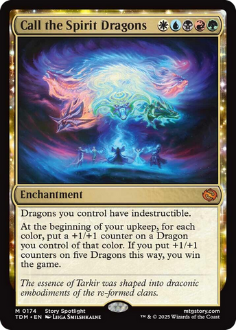 Call the Spirit Dragons [Tarkir: Dragonstorm] 