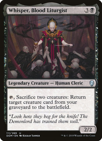 Whisper, Blood Liturgist [Dominaria] 