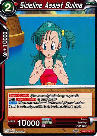 Sideline Assist Bulma (BT5-008) [Miraculous Revival] 