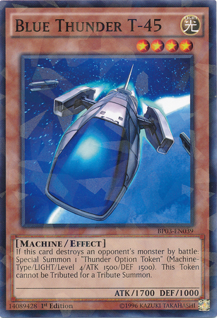 Blue Thunder T-45 [BP03-EN039] Shatterfoil Rare 