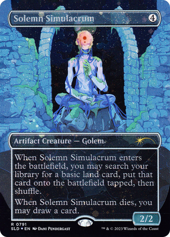 Solemn Simulacrum (1725) (Rainbow Foil) [Secret Lair Drop Series] 