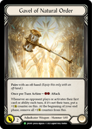 Gavel of Natural Order [JDG005] (Promo) Cold Foil 