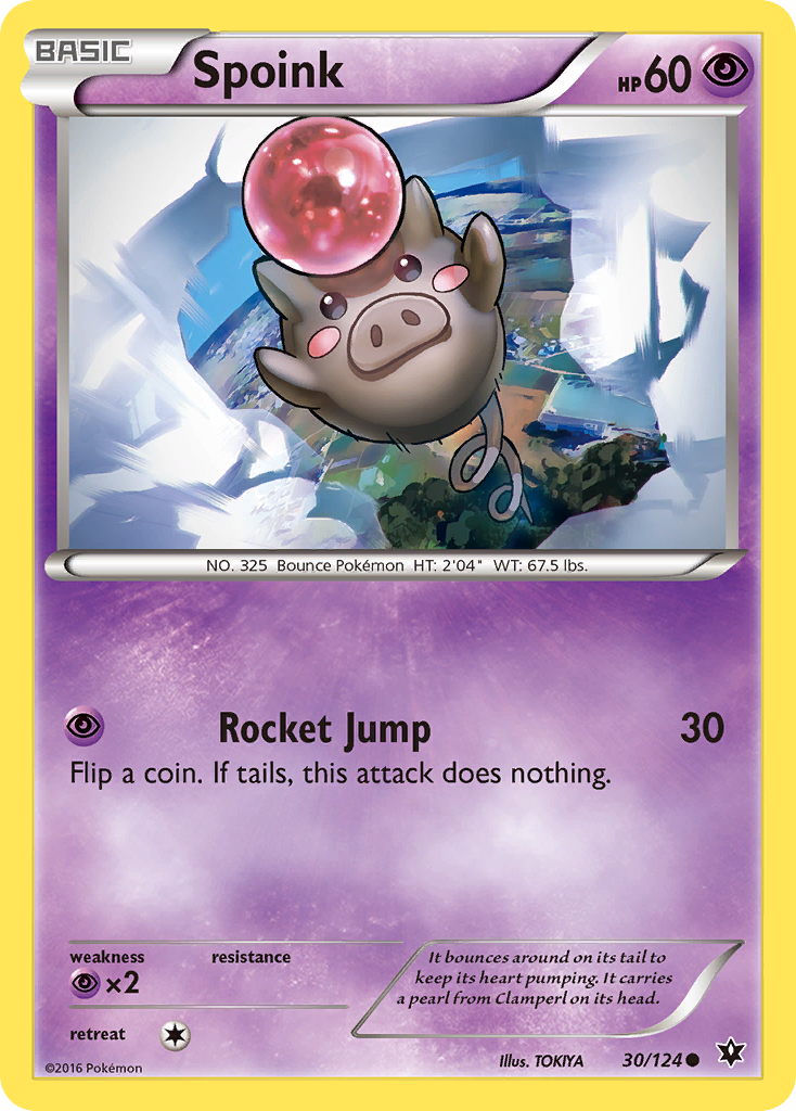Spoink (30/124) [XY: Fates Collide] 