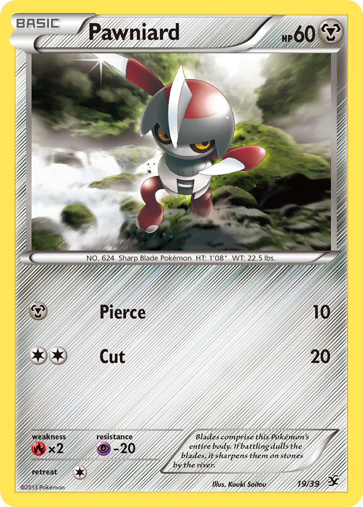 Pawniard (19/39) [XY: Kalos Starter Set] 