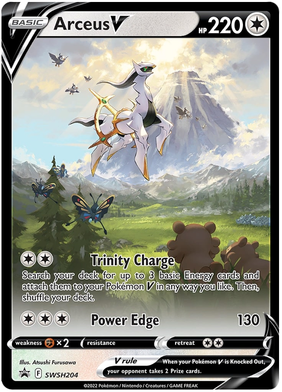 Arceus V (SWSH204) [Sword & Shield: Black Star Promos]