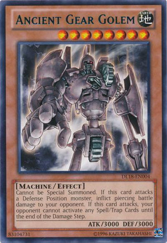 Ancient Gear Golem (Green) [DL18-EN004] Rare 