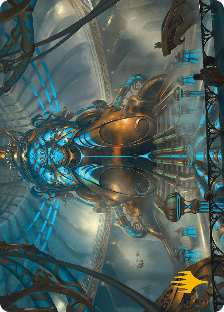 Aether Refinery Art Card (Gold-Stamped Planeswalker Symbol) [Modern Horizons 3 Art Series] 