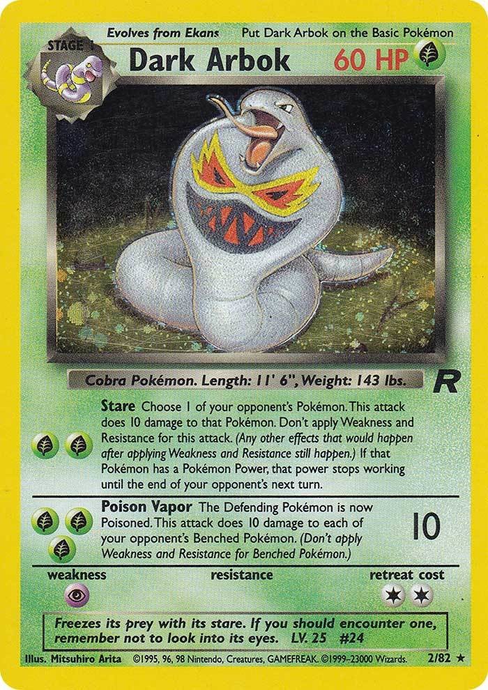 Dark Arbok (2/82) [Team Rocket Unlimited] 