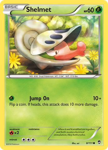 Shelmet (8/111) [XY: Furious Fists] 