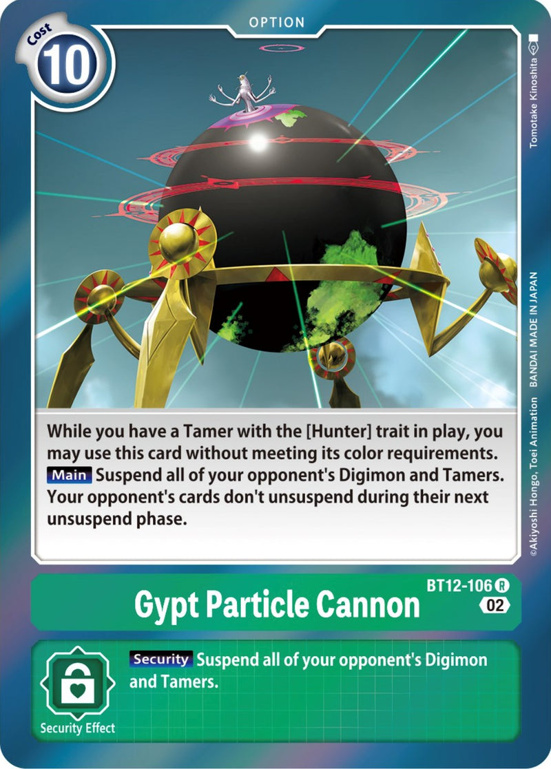 Gypt Particle Cannon [BT12-106] [Across Time] 