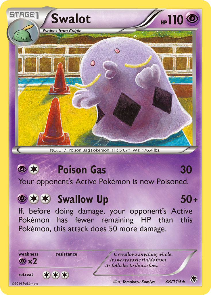 Swalot (38/119) [XY: Phantom Forces] 