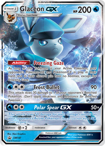 Glaceon GX (SM147) [Sun &amp; Moon: Black Star Promos] 
