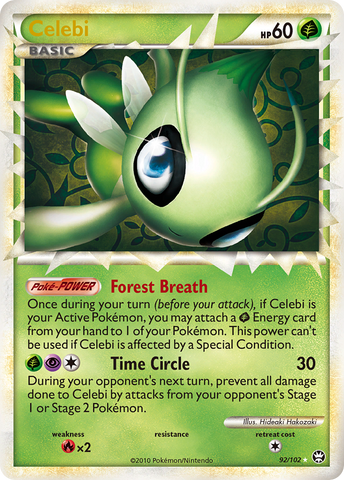 Celebi (92/102) [HeartGold &amp; SoulSilver: Triumphant] 