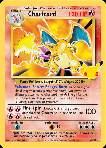 Charizard (4/102) [Celebrations: 25th Anniversary - Classic Collection] 
