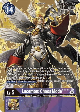 Lucemon: Chaos Mode [BT7-111] (Alternate Art) [Next Adventure] 