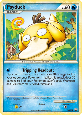 Psyduck (74/102) [HeartGold &amp; SoulSilver: Triumphant] 