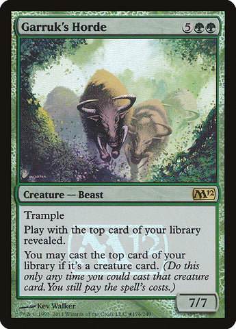 Garruk's Horde [Magic 2012 Prerelease Promos] 