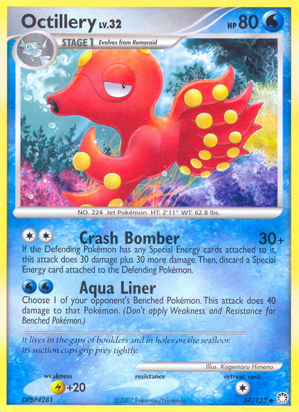 Octillery (57/123) [Diamond &amp; Pearl: Mysterious Treasures] 