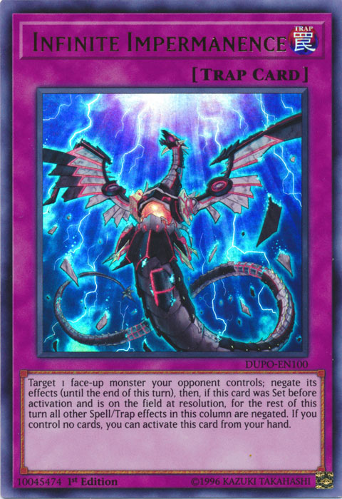 Infinite Impermanence [DUPO-EN100] Ultra Rare 