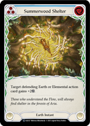 Summerwood Shelter (Blue) [U-ELE127] (Tales of Aria Unlimited) Unlimited Rainbow Foil 
