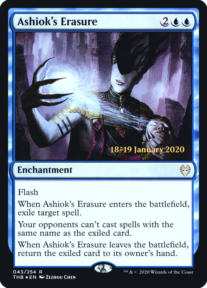 Ashiok's Erasure [Theros Beyond Death Prerelease Promos] 