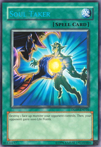Soul Taker (Blue) [DL09-EN016] Rare 
