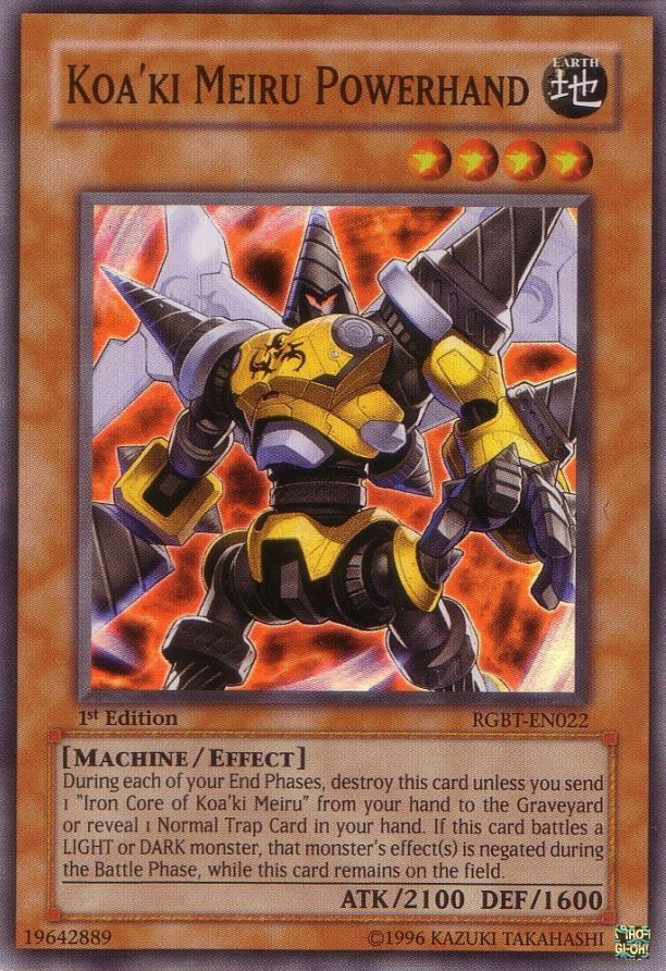 Koa'ki Meiru Powerhand [RGBT-EN022] Super Rare 