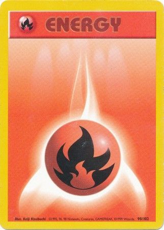 Fire Energy (98/102) [Base Set Unlimited] 