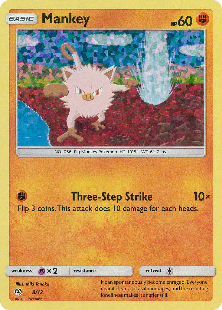 Mankey (8/12) [McDonald's Promos: 2019 Collection] 