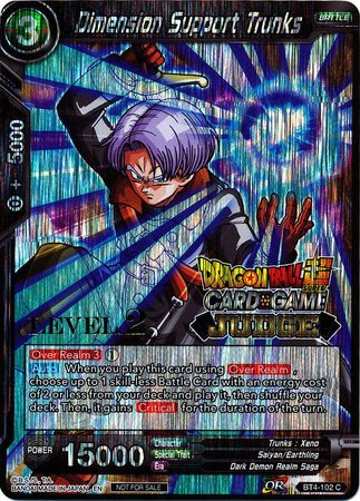 Dimension Support Trunks (Level 2) (BT4-102) [Judge Promotion Cards] 